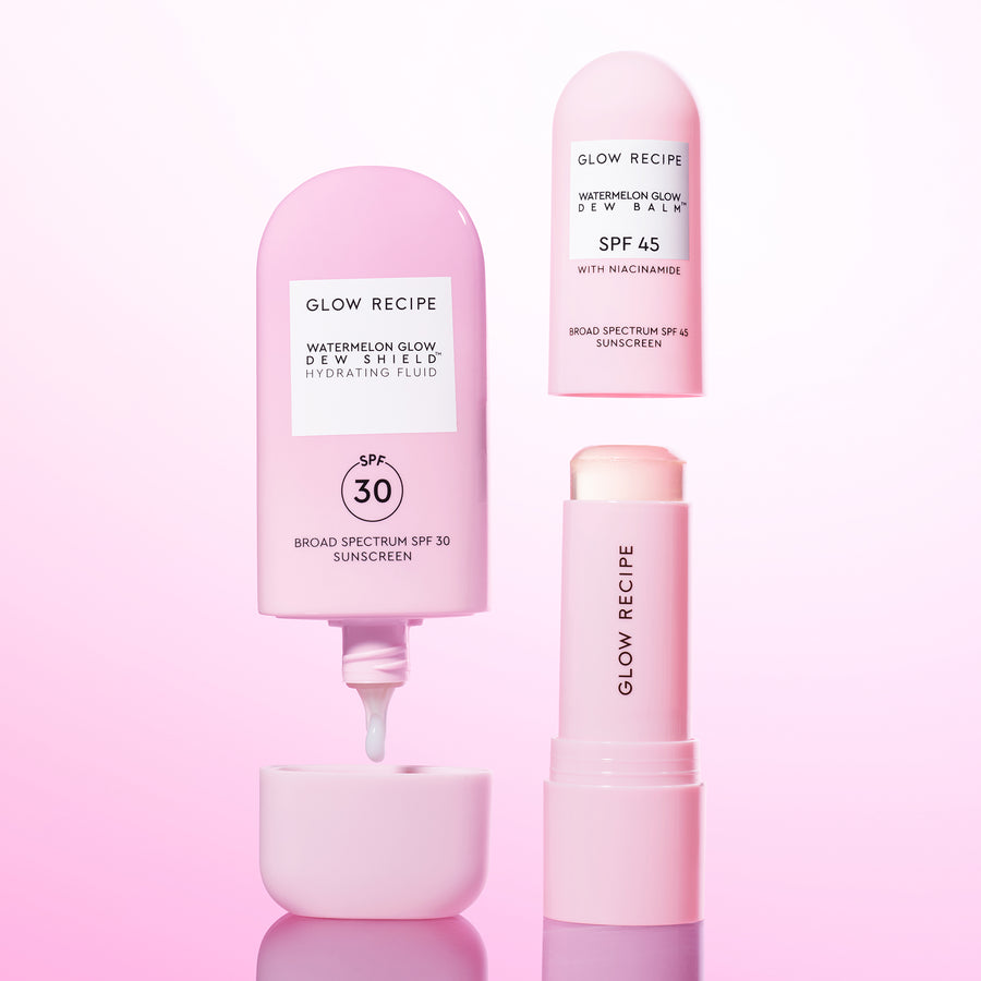 tägliches koreanisches sonnenschutz-duo