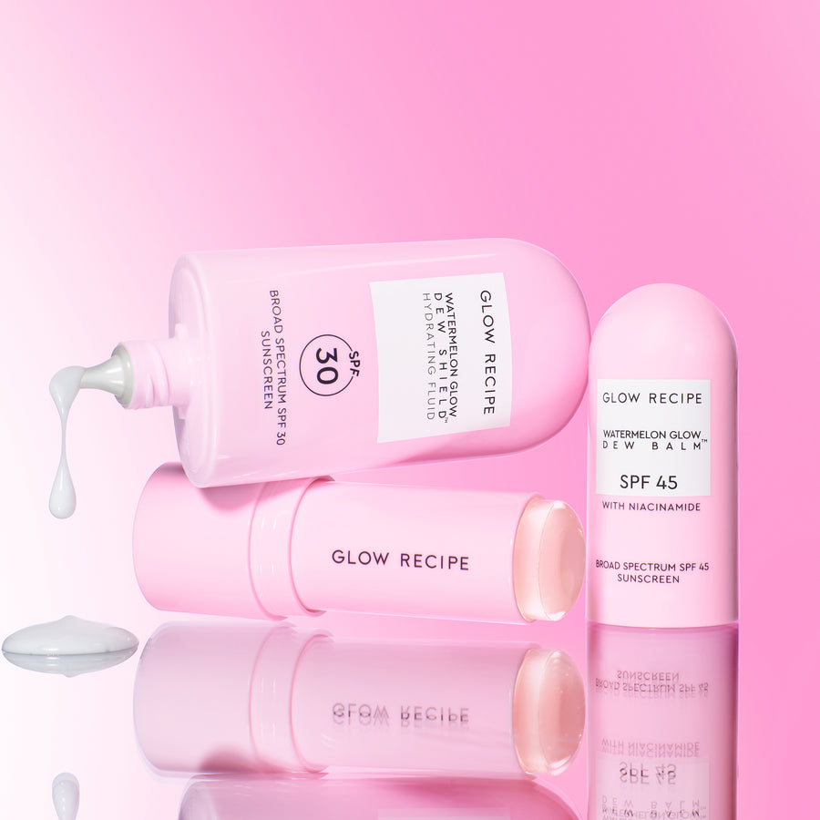 tägliches koreanisches sonnenschutz-duo