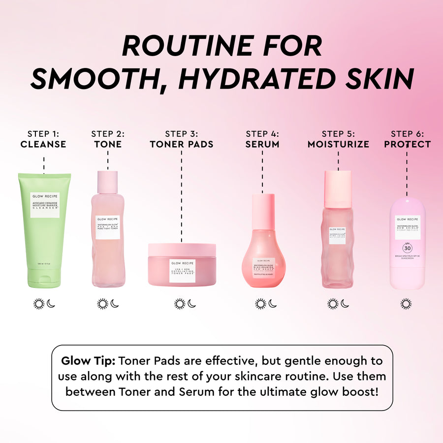 lha aha koreanische wassermelonen-toner-pads