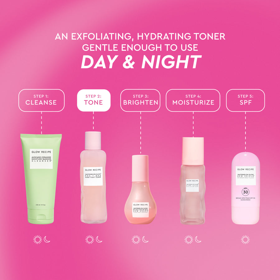 watermelon glow phabha porenverfeinerndes gesichtswasser